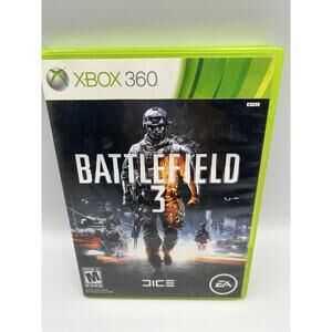 Battlefield 3 (Microsoft Xbox 360, 2011) Tested Working